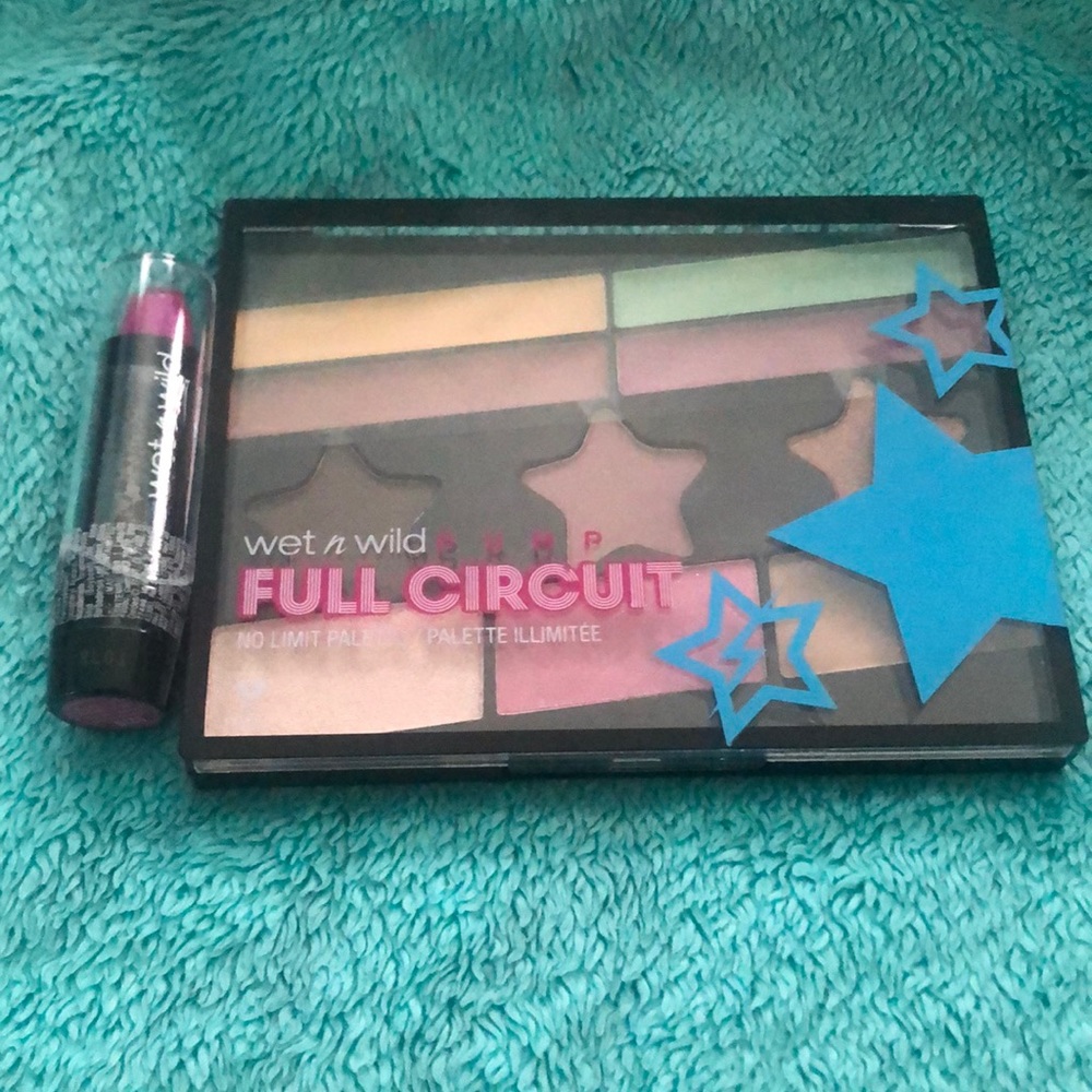 Wet N Wild PUMP No Limit Palette + lipstick